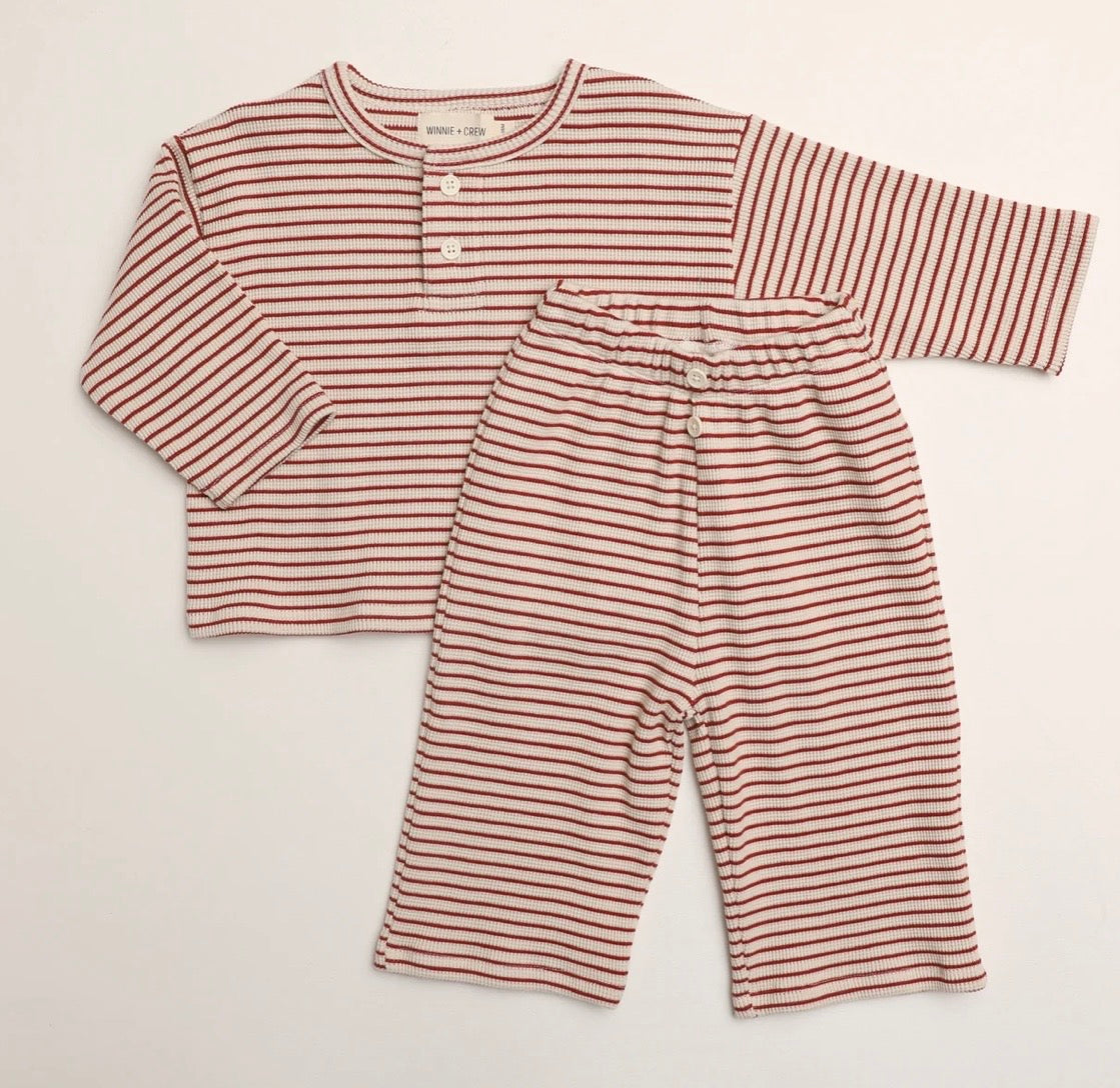 Micky Set in Thin Turtledove Stripe