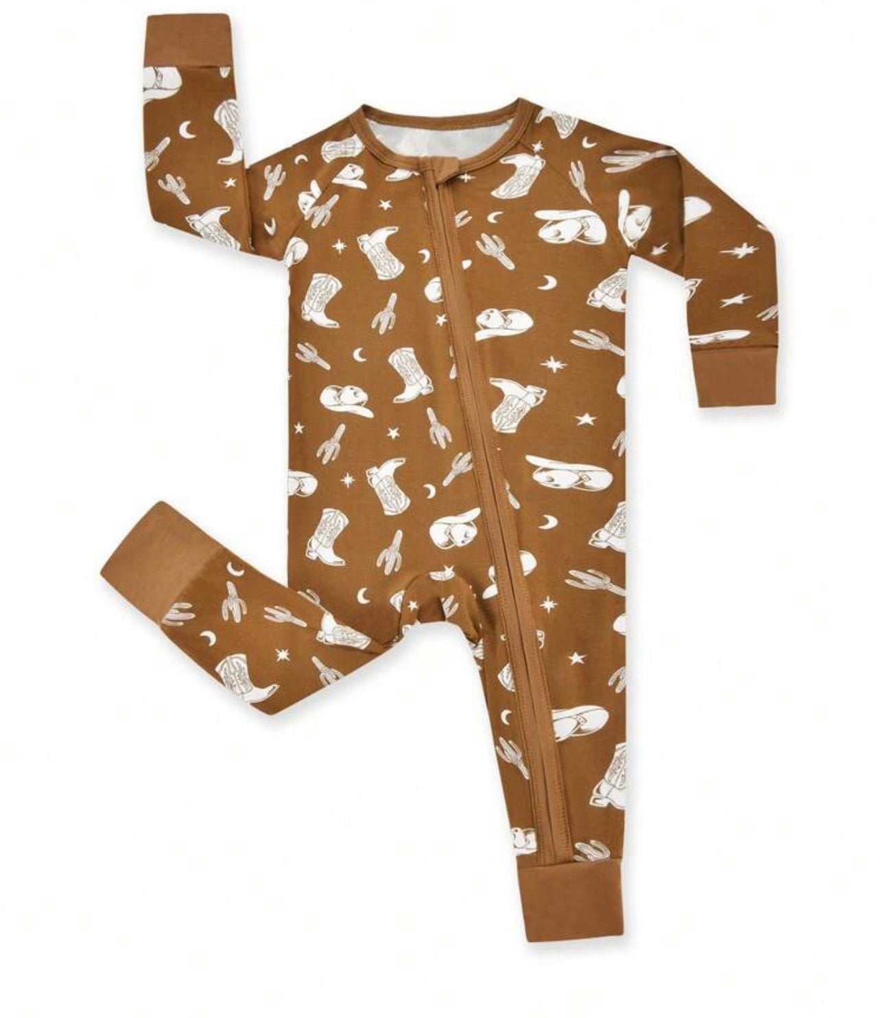 Bamboo Zip Pajamas - Western