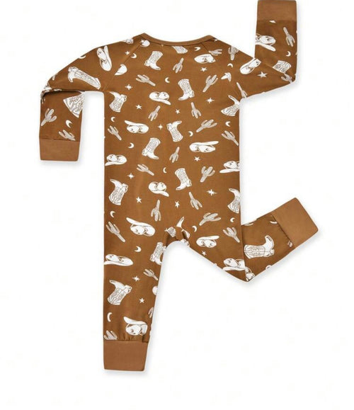 Bamboo Zip Pajamas - Western