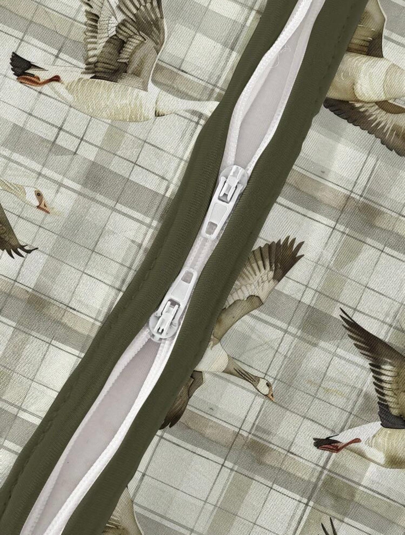 Bamboo Zip Pajamas - Woodland Flight